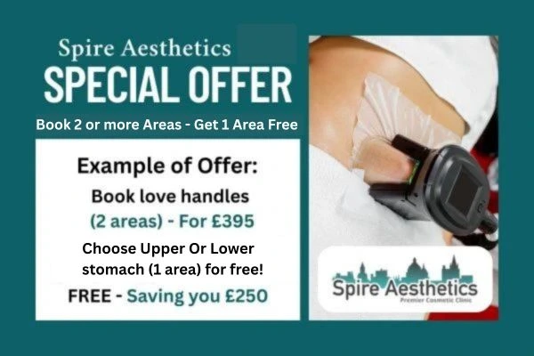 Fat Freezing Promotion Busby from Spire Aesthetics - Book Today!