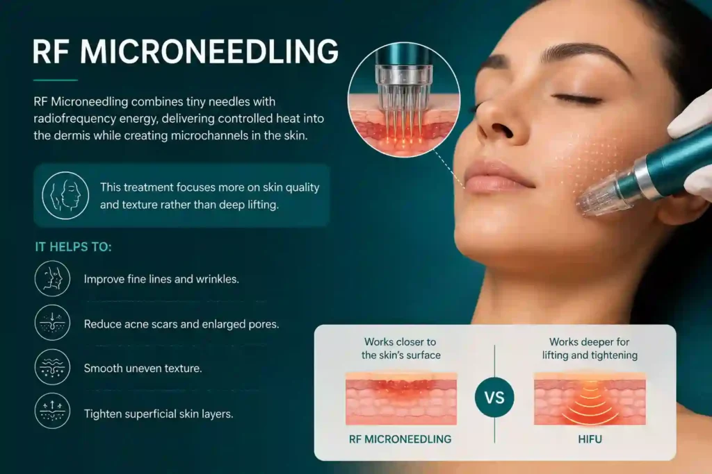 What Does RF Microneedling Do That HIFU Alone Cannot Busby