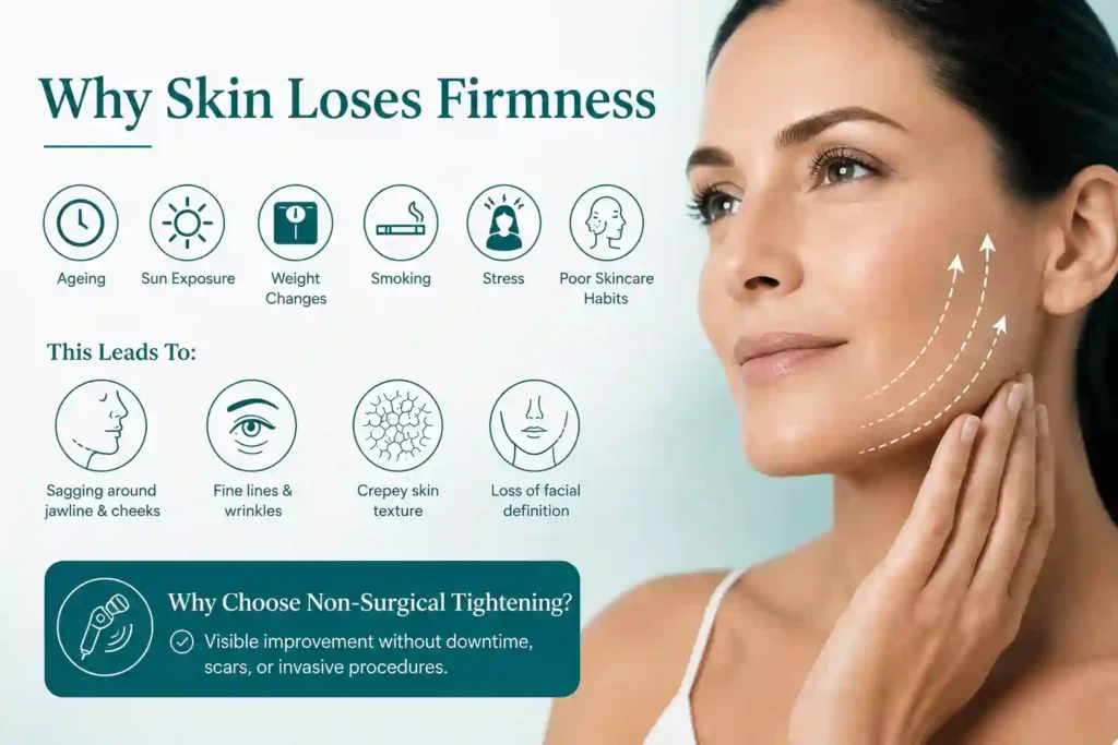 What Makes Skin Lose Firmness and Why Do People Seek Non-Surgical Tightening Busby?