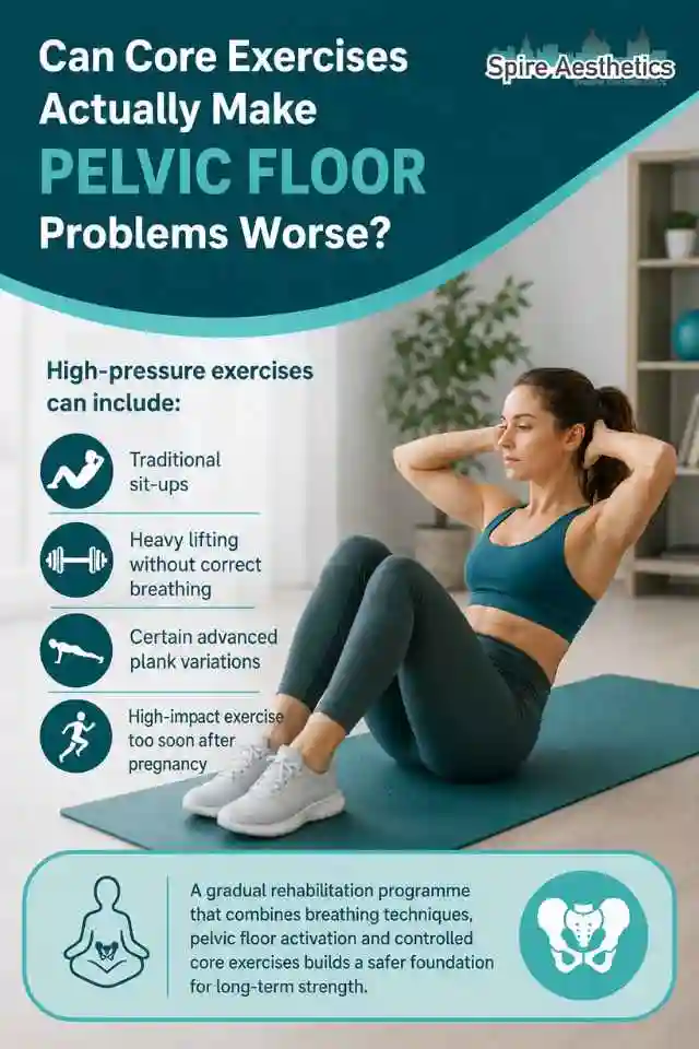 Can Strengthening Your Core Alone Actually Make Pelvic Floor Problems Worse Busby?
